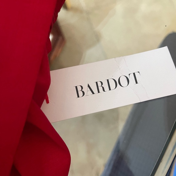 Bardot Vibrant Red Strapless Dress - Picture 6 of 7